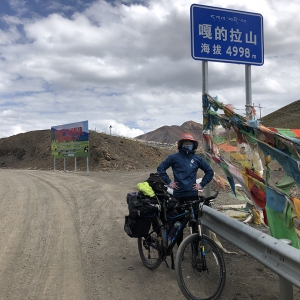 [2022.09.24]每日一图-骑行川藏中线边坝县与洛隆县界山，嘎的拉山垭口 ...